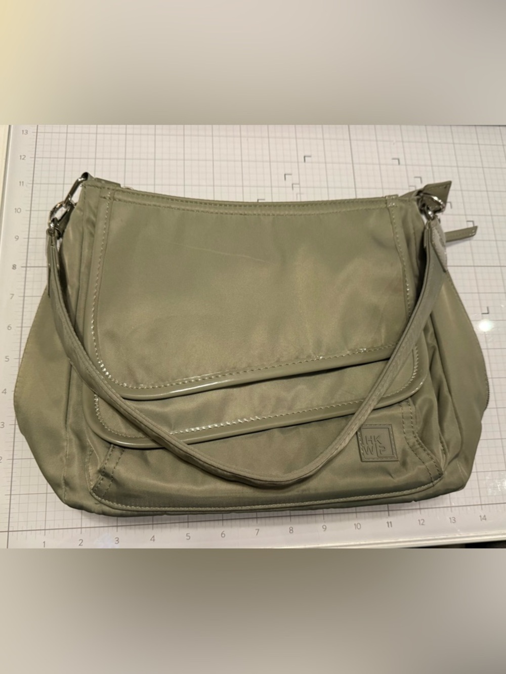 IHKWIP Olive Green The Savvy Shoulder Bag - Picture 14 of 16